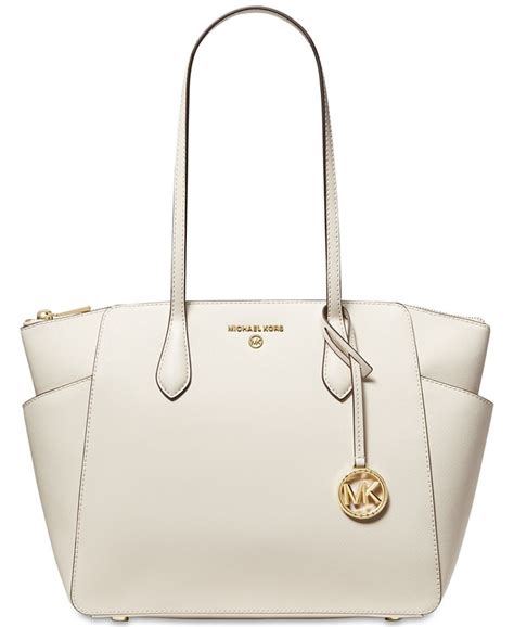 michael michael kors mae medium leather tote|Michael Kors marilyn medium tote.